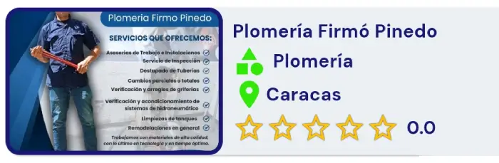 plomero firmo pinedo
